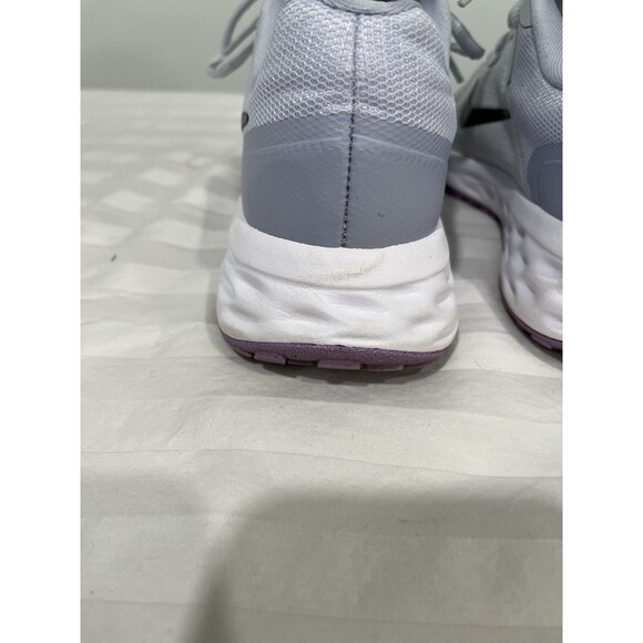 Nike Womens Revolution 6 Size 8 Grey Purple Running Shoes Sneakers DC3729-004 - Picture 7 of 10